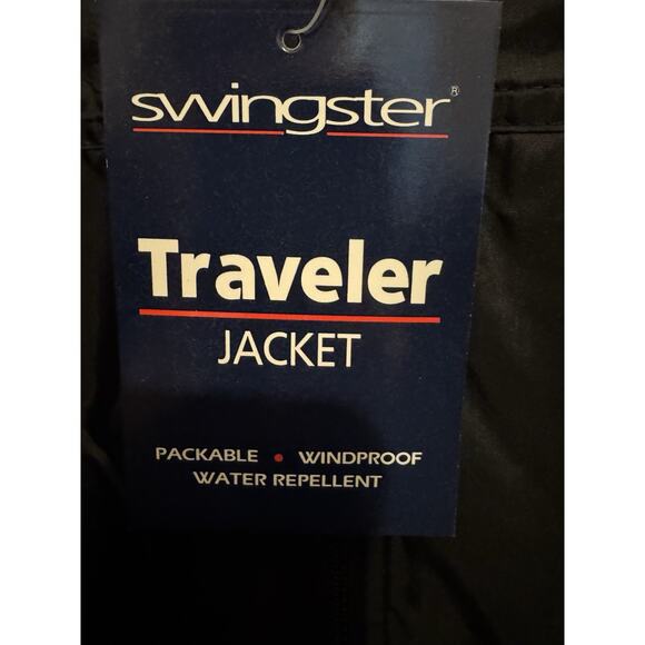 Vintage Swingster Texas Havoline Racing Hooded Jacket Travel Windbreaker Rare LG - Picture 9 of 12